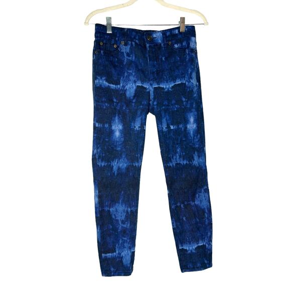 Lauren Ralph Lauren Women's Tie Dye Skinny Jeans Size 2P - Picture 1 of 5